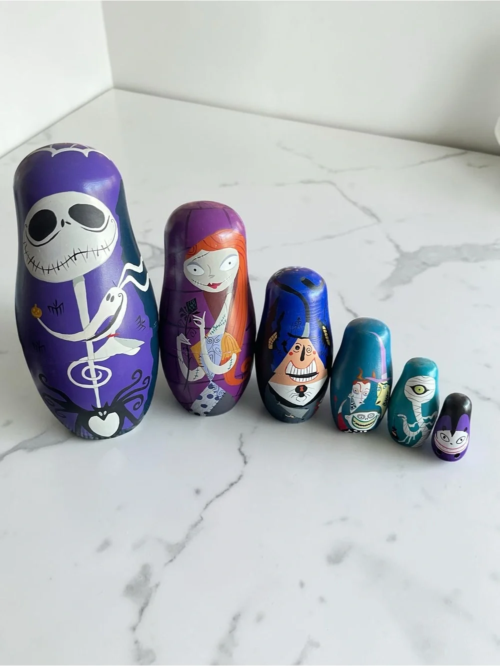 Walt Disney Gallery Nightmare Before Christmas Nesting Dolls Ltd Ed 2500